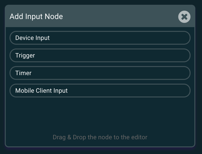 Anemone Input Nodes